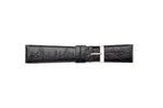 HB1-467L Crocodile Grain Padded Watch Strap Long