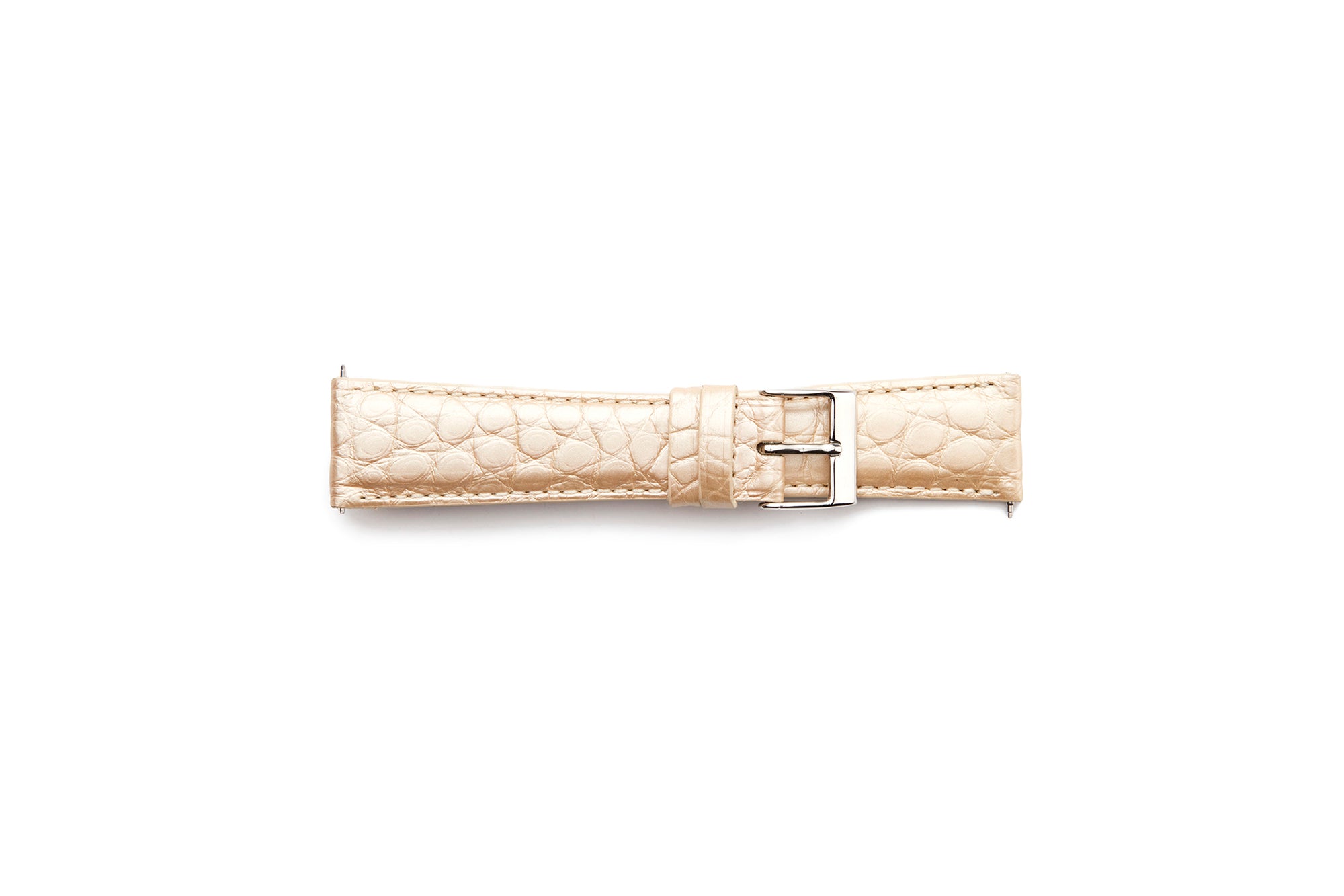 Affordable Trendy Crocodile Leather Watch Strap L3.670.4.56.2_K0008058 main image 0