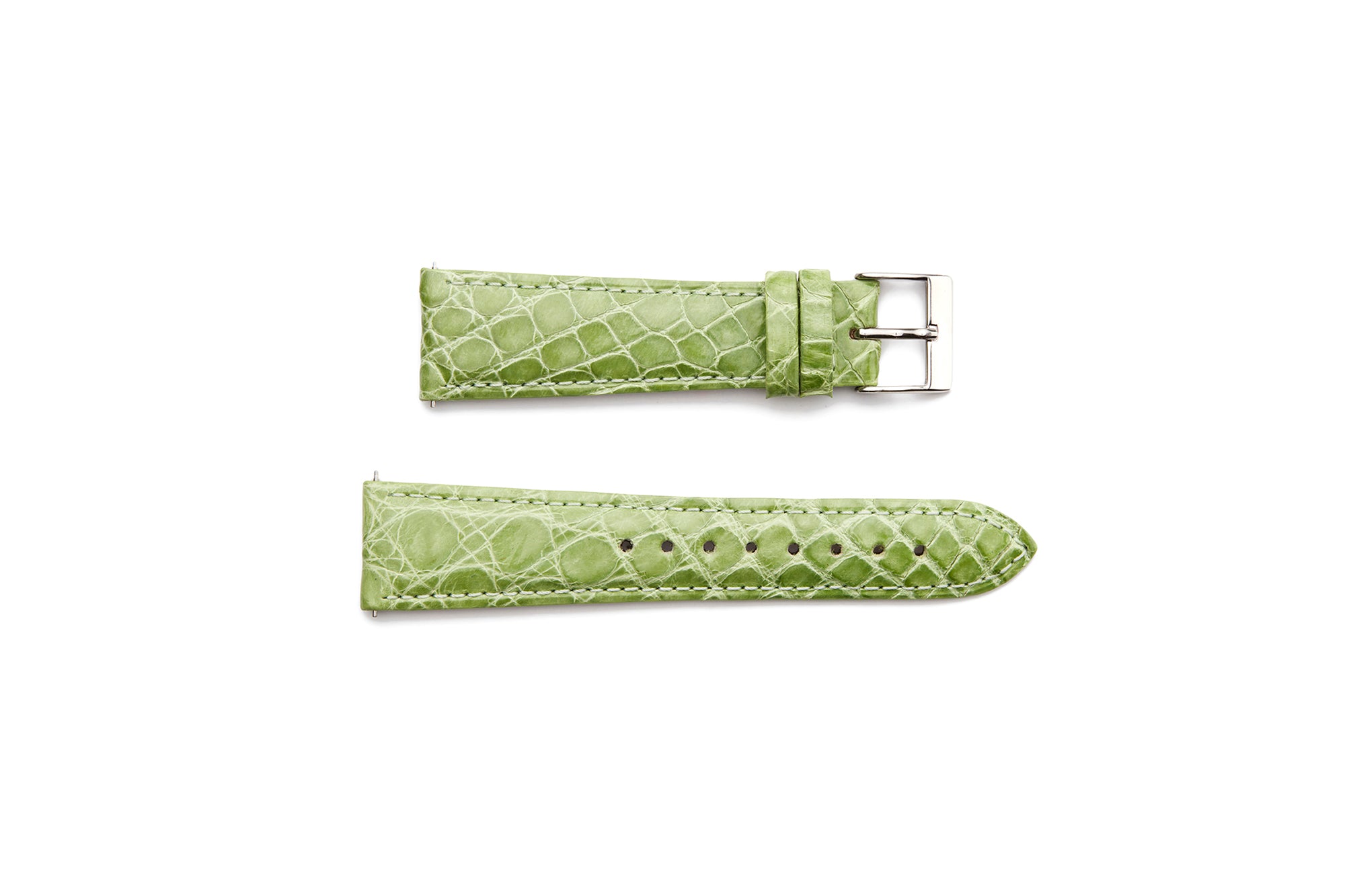 Decent Crocodile Leather Watch Strap L1.645.6.75.4_K0008116 main image 1