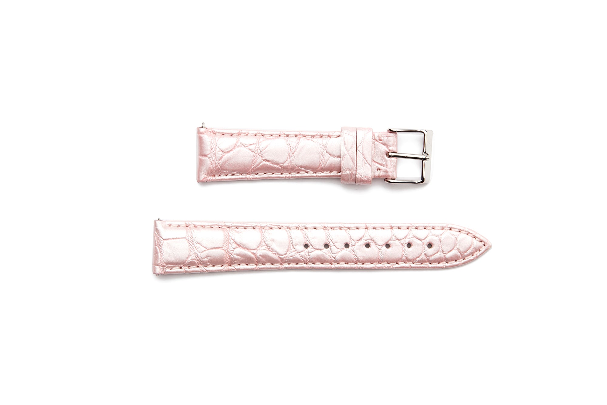 Decent Crocodile Leather Watch Strap L1.645.6.75.4_K0008116