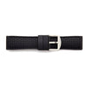 RUB-22 Black Tread Rubber Regular Watch Strap